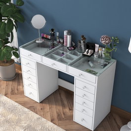 Hanah Home Mesa de Maquillaje BJ105 - 2716 Blanca